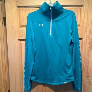 Under Armour Teal Quarter-Zip Pullover